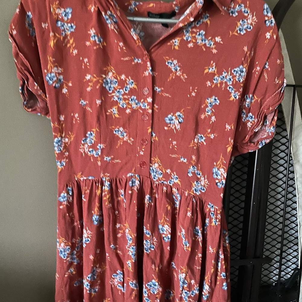orange sundress